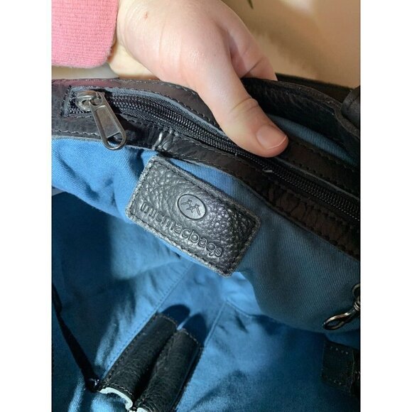 Micmac Bag Leather Bag Purse Briefcase Shoulder Leather Luxury Designer - Picture 8 of 12